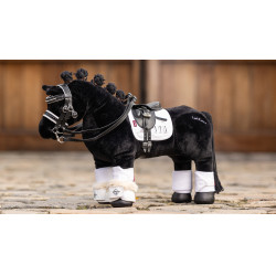 Almofada de sela Square Dressage para brinquedo Mini Pônei LeMieux Branco Almofada de sela Square Dressage para brinquedo Mini Pônei LeMieux Branco