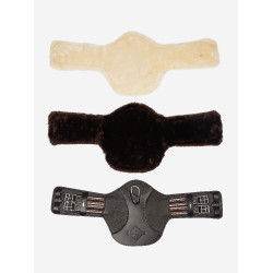 Bavete curta LeMieux Arika lã sintética Castanho Bavete curta LeMieux Arika lã sintética Castanho