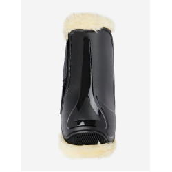 Guêtres de dressage mouton LeMieux Motionflex Preto / natural