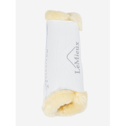 Guêtres de dressage mouton LeMieux Motionflex Branco / natural