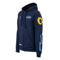 Casaco com Capuz Unissexo Multilogo Pool's Marinho Azul-marinho