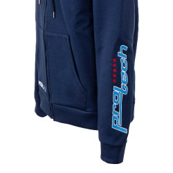 Casaco com Capuz Unissexo Multilogo Pool's Marinho Azul-marinho