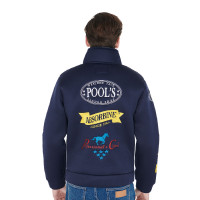 Casaco Unissexo Multilogo sem Capuz Pool's Marinho Azul-marinho