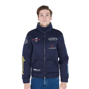 Casaco Unissexo Multilogo sem Capuz Pool's Marinho Azul-marinho