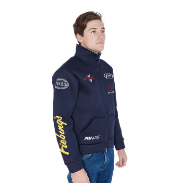 Casaco Unissexo Multilogo sem Capuz Pool's Marinho Azul-marinho