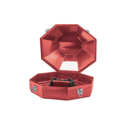 Caixa de Chapéu Western Umbria Equitazione Vermelho