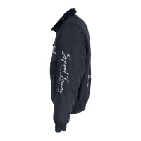 Casaco de Inverno Amahors Sport Team com Forro Polar Umbria Equitazione Marinho Azul-marinho