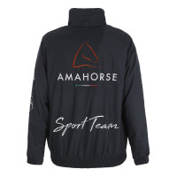 Casaco de Inverno Amahors Sport Team com Forro Polar Umbria Equitazione Marinho Azul-marinho