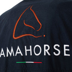 Casaco de Inverno Amahors Sport Team com Forro Polar Umbria Equitazione Marinho Azul-marinho