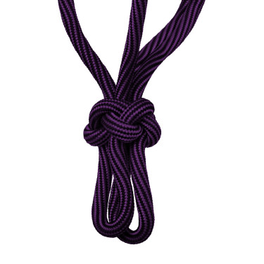 Caveção de Corda com Nós Ajustável Waves Design 8mm Pool's Violeta / preto Caveção de Corda com Nós Ajustável Waves Design 8mm Pool's Violeta / preto