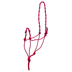 Cabresto Trançado com Nós Duplos Umbria Equitazione Vermelho