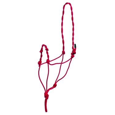 Cabresto Trançado com Nós Duplos Umbria Equitazione Vermelho
