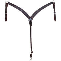 Peitoral 5957 com Decoração Serpente Pool's Castanho