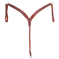 Peitoral 5957 com Decoração Serpente Pool's Conhaque Castanho