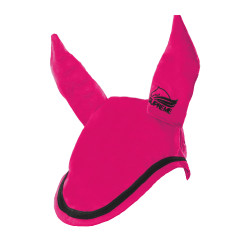 Touca para Pônei em Algodão com Vivo Contrastante Supreme Fúcsia / preto Rosa