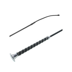 Chicote de Dressage com Cabo Bicolor Grip e Couro Umbria Equitazione Chicote de Dressage com Cabo Bicolor Grip e Couro Umbria Equitazione