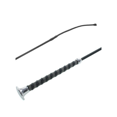 Chicote de Dressage com Cabo Bicolor Grip e Couro Umbria Equitazione Chicote de Dressage com Cabo Bicolor Grip e Couro Umbria Equitazione