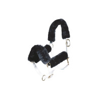 Conjunto de Lã Sintética para cabresto com 4 peças Umbria Equitazione Preto