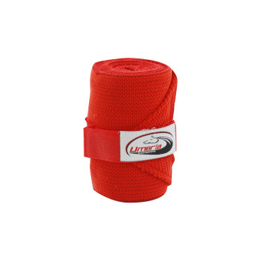 Bandas de Trabalho Elásticas com 4 Umbria Equitazione Vermelho