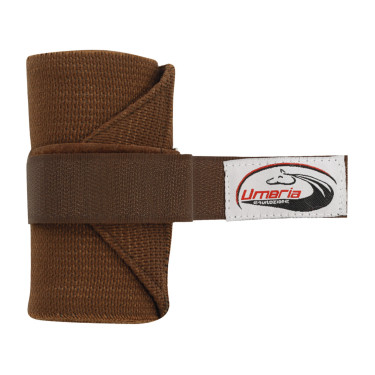 Bandas de Trabalho Elásticas com 4 Umbria Equitazione Castanho escuro
