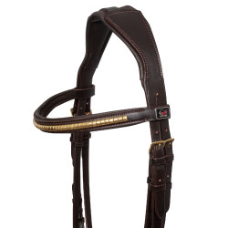 Bridão Inglês com Clincher e Rédeas de Borracha Supreme Bridão Inglês com Clincher e Rédeas de Borracha Supreme