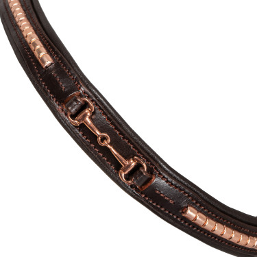 Bridão Inglês com Decoração de Embocadura Rose Gold Supreme Bridão Inglês com Decoração de Embocadura Rose Gold Supreme
