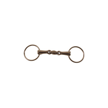Mors Completo com Anéis em Aço Inoxidável com Bocal Flexível Umbria Equitazione Mors Completo com Anéis em Aço Inoxidável com Bocal Flexível Umbria Equitazione