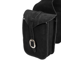 Bolsa Dianteira em Camurça Lakota Preto Bolsa Dianteira em Camurça Lakota Preto