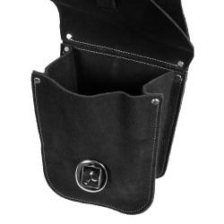 Bolsa Dianteira em Camurça Lakota Preto Bolsa Dianteira em Camurça Lakota Preto