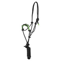 Cabeçada com Corda Trançada no Focinho Pool's Preto / limão