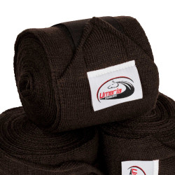 Bandagens de Repouso em conjunto de 4 Umbria Equitazione Castanho escuro Bandagens de Repouso em conjunto de 4 Umbria Equitazione Castanho escuro