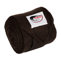 Bandagens de Repouso em conjunto de 4 Umbria Equitazione Castanho escuro Bandagens de Repouso em conjunto de 4 Umbria Equitazione Castanho escuro