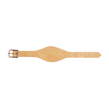 Fecho de estribeiras Lakota em Couro Moldado Natural Castanho