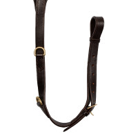 Peitoral de Couro com Clincher de Latão Supreme Preto Peitoral de Couro com Clincher de Latão Supreme Preto