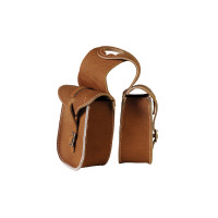 Alforje Dianteiro de Couro Básico Lakota Natural