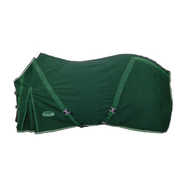 Cobertura de Verão com Proteção de Cauda e Correias Cruzadas Malaga Umbria Equitazione Verde