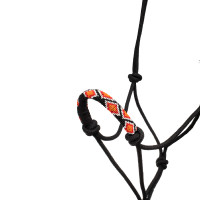 Cabresto de Corda com Nós e Decorações Navajo com Corda Guia Pool's Preto