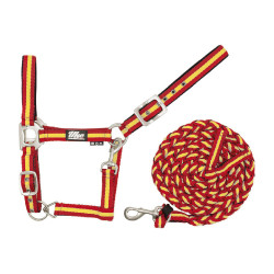 Cavessouro de Nylon Tricolor com Corda Supreme Vermelho / amarelo / vermelho Cavessouro de Nylon Tricolor com Corda Supreme Vermelho / amarelo / vermelho