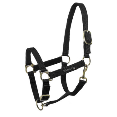 Cabresto de Nylon com Reforço de Couro Umbria Equitazione