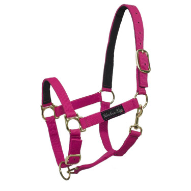 Cabresto de Nylon com Reforço de Couro Umbria Equitazione