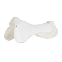 Amortecedor MF-S JCCS-S CW-CS Suécia com Pele de Carneiro Integral Acavallo Branco / branco