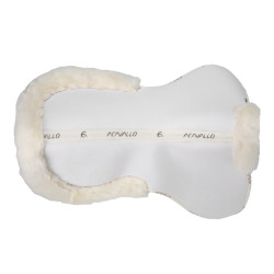 Amortecedor MF-S JCCS-S CW-CS Suécia com Pele de Carneiro Integral Acavallo Branco / branco