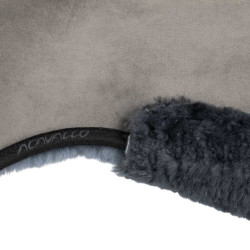 Amortecedor MF-S JCCS-S CW-CS Suécia com Pele de Carneiro Integral Acavallo Cinza / cinza Cinzento