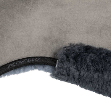 Amortecedor MF-S JCCS-S CW-CS Suécia com Pele de Carneiro Integral Acavallo Cinza / cinza Cinzento