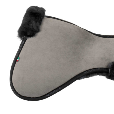 Amortecedor MF-S JCCS-S CW-CS Suécia com Pele de Carneiro Integral Acavallo Cinza / preto Cinzento Amortecedor MF-S JCCS-S CW-CS Suécia com Pele de Carneiro Integral Acavallo Cinza / preto Cinzento