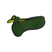 Piuma WFS Stoßdämpfer mit Taschen und Vorder-/Hintererhöhung aus Acavallo Filz Floresta / verde