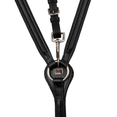 Peitoral Clássico Almofadado com Martingal Removível Supreme Preto