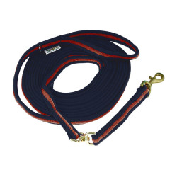 Longe de Trabalho em Algodão Acolchoado 8 m Umbria Equitazione Marinho / bordô Azul