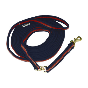 Longe de Trabalho em Algodão Acolchoado 8 m Umbria Equitazione Marinho / bordô Azul