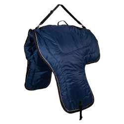 Bolsa de Transporte Acolchoada para Sela Western Pool's Marinho / prateado Azul